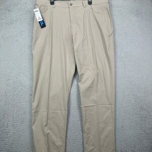 32 Degrees Cool Heat Jeans Straight Men 42 Dusty Khaki Performance Stretch NEW